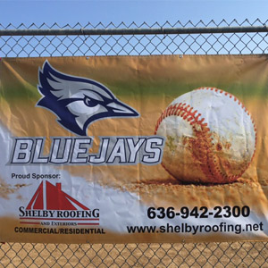 Shelby Roofing sponsoring the Toronto Blue Jays